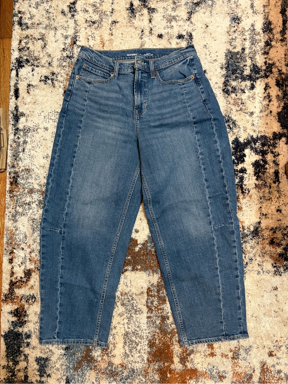 Old Navy Boyfriend Jeans in Medium Blue Wash